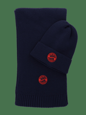 Комплект унисекс шапка-шарф осень